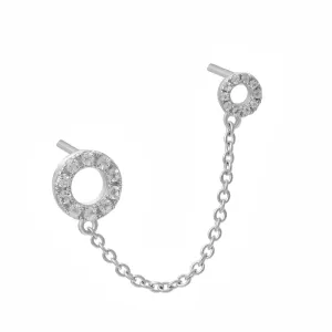 Halo Double Post Earring