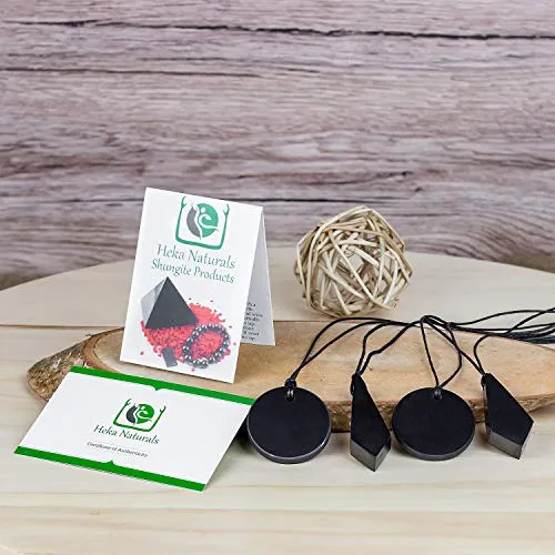 Heka Naturals Shungite Water Purification Set: 250 gr0.55 lbs of Shungite Stones, 25 gr0.9 oz Elite Shungite, 5 tumble stones teed Authentic Rare Stone for Water Purification, Shungite Water & Healing