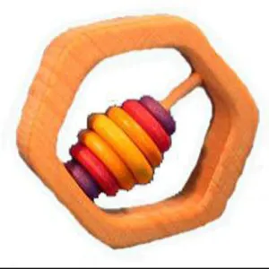 Hexagonal Baby Rattle