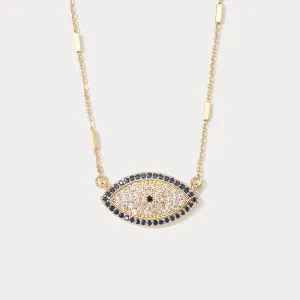 Indigo Evil Eye Necklace