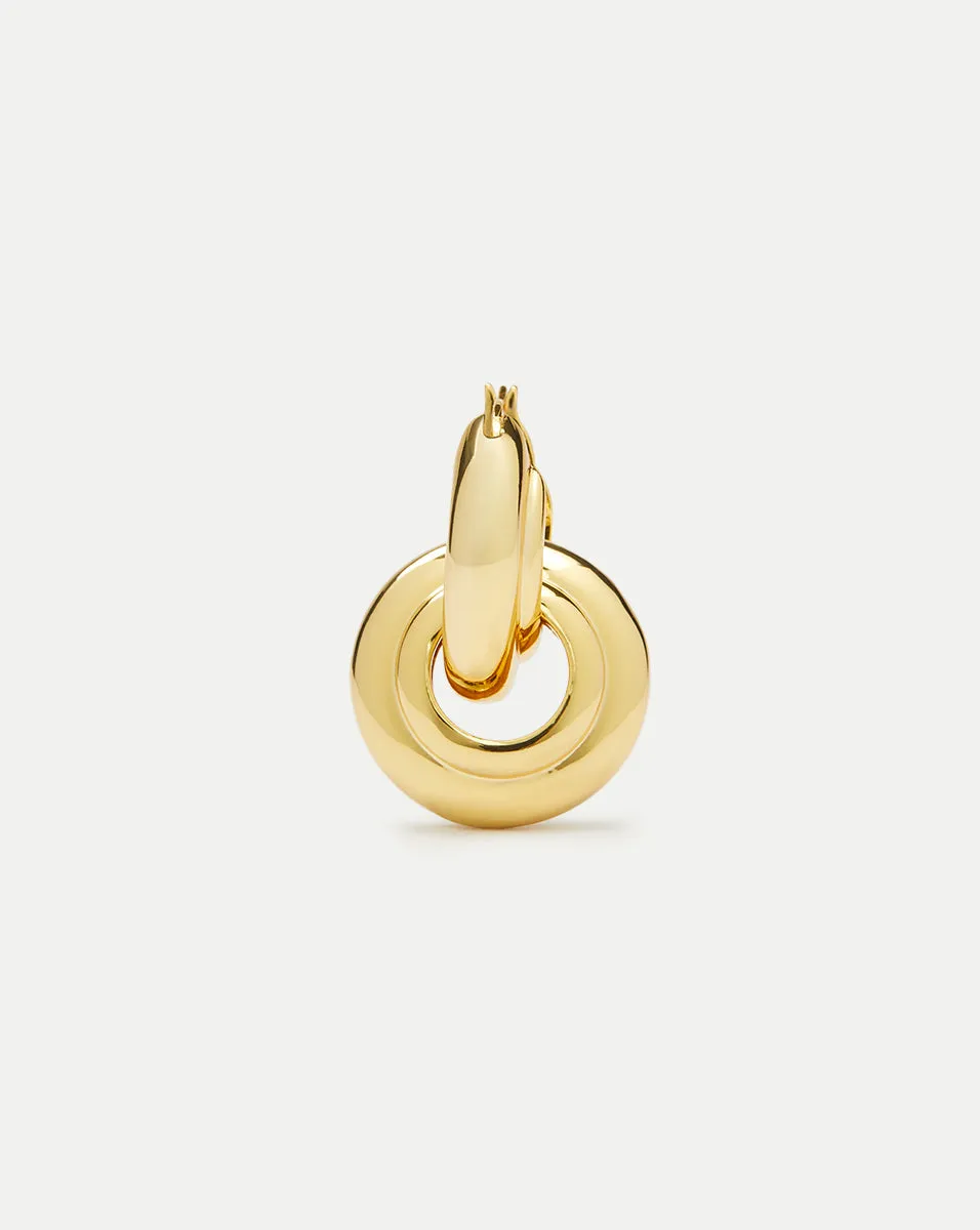 Interlocking Hoop Earrings