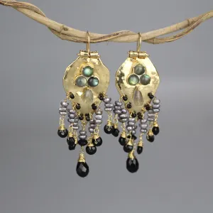 Labradorite Onyx Sherazade Earrings