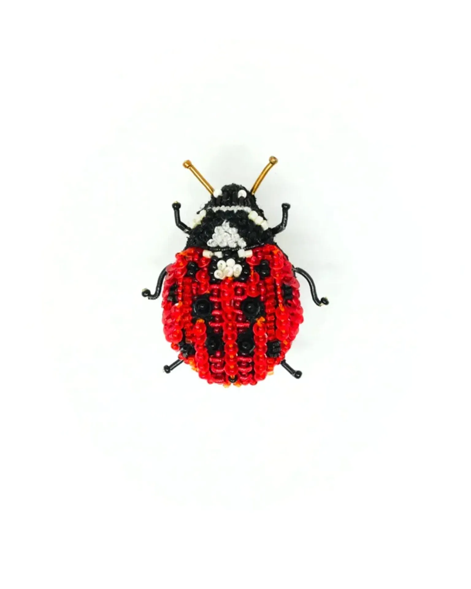 Lady Bug Beetle Brooch Pin