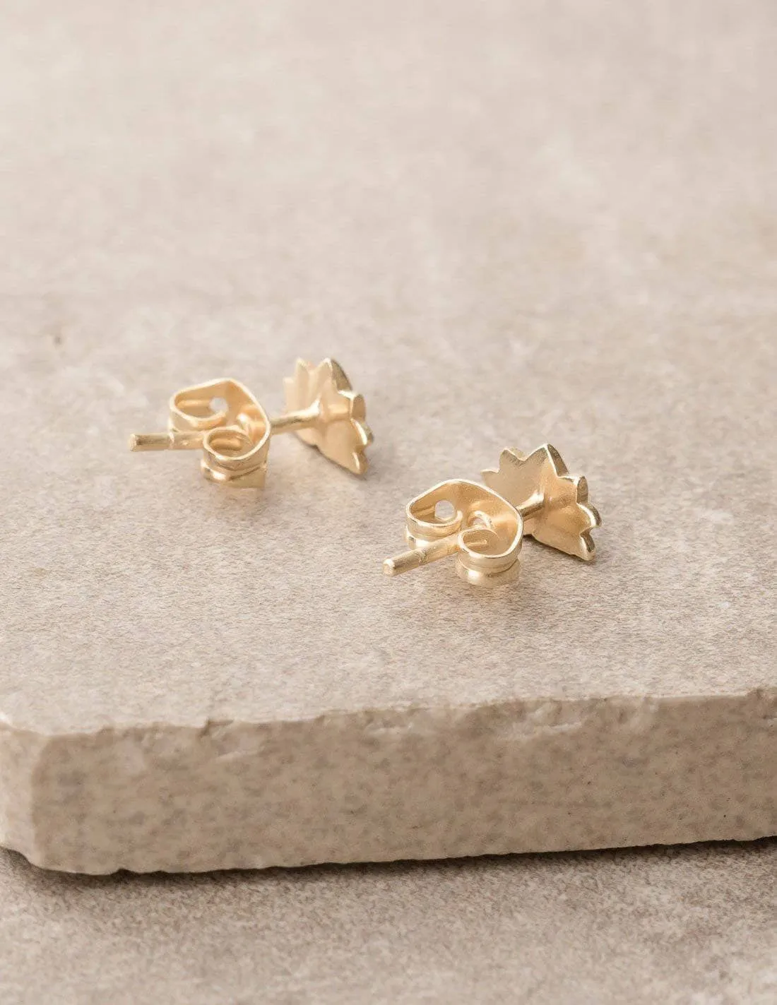 Lotus Stud Earrings