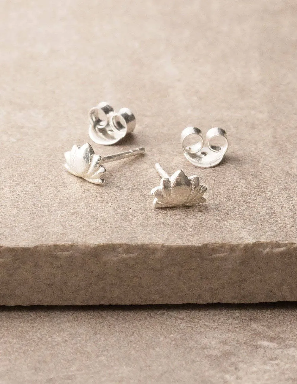 Lotus Stud Earrings