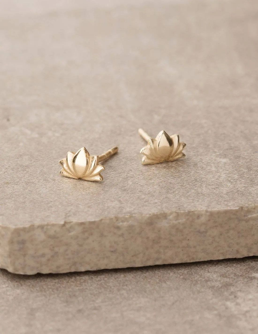 Lotus Stud Earrings
