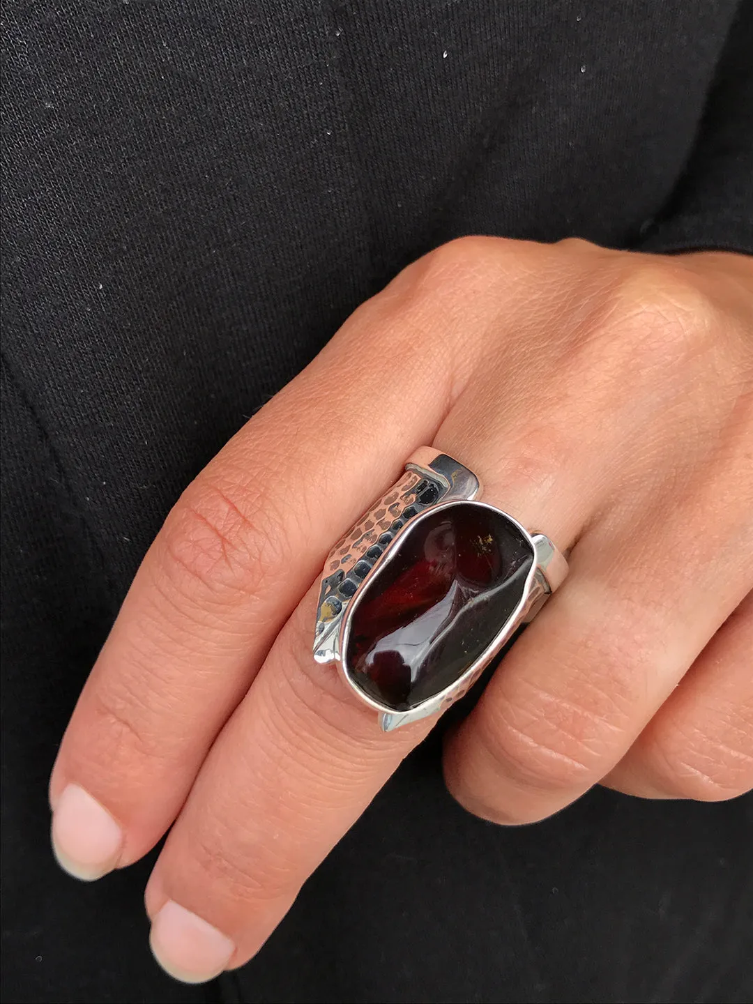 Mayan Amber Ring