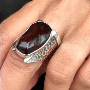 Mayan Amber Ring