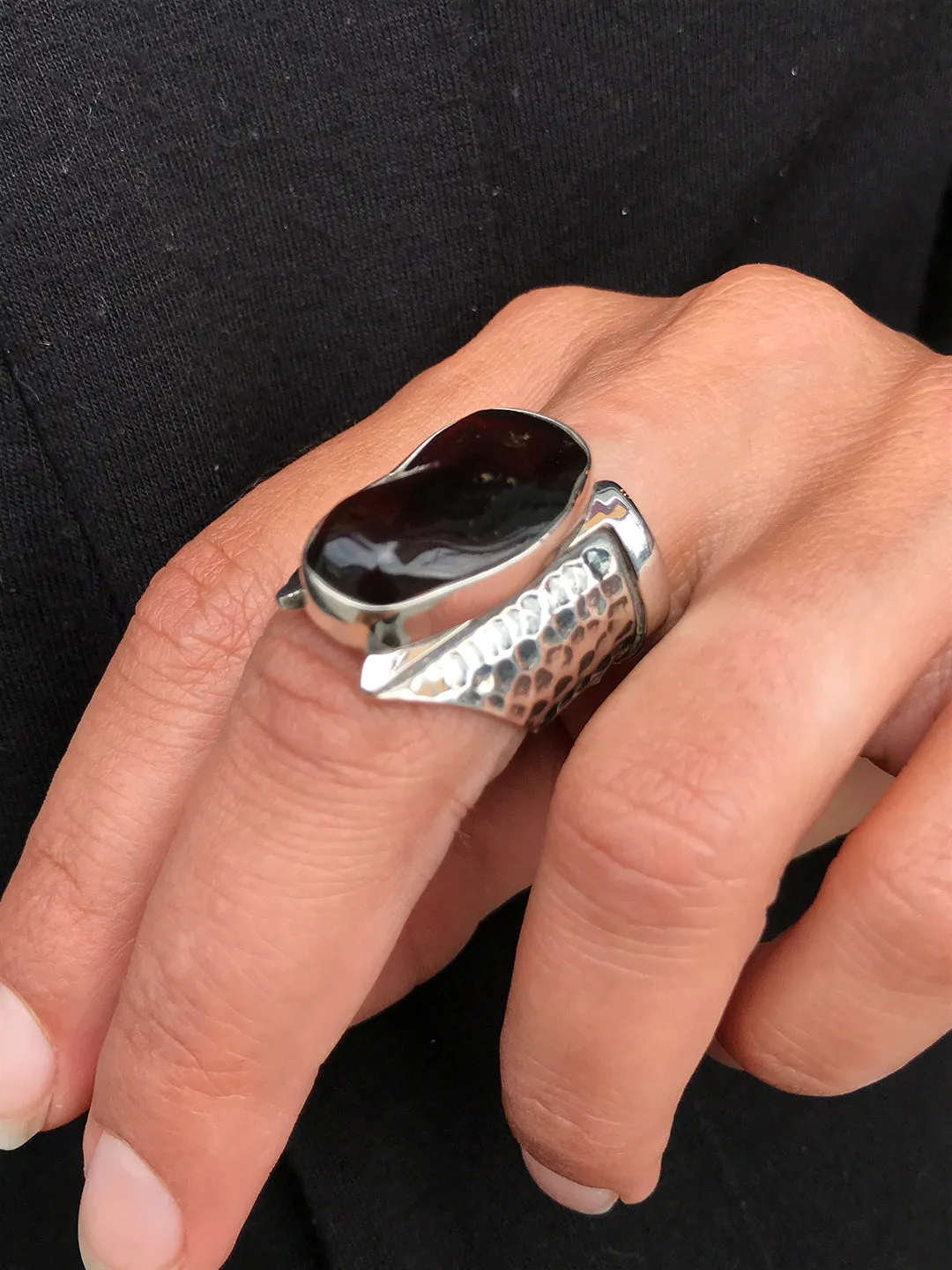 Mayan Amber Ring