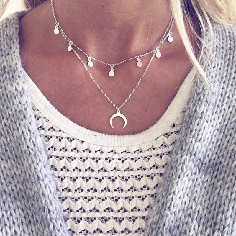 New European Lock Pendants Women Necklaces Exaggerated Gold Color Chain Neckalces Personality Collars for Female colar choker