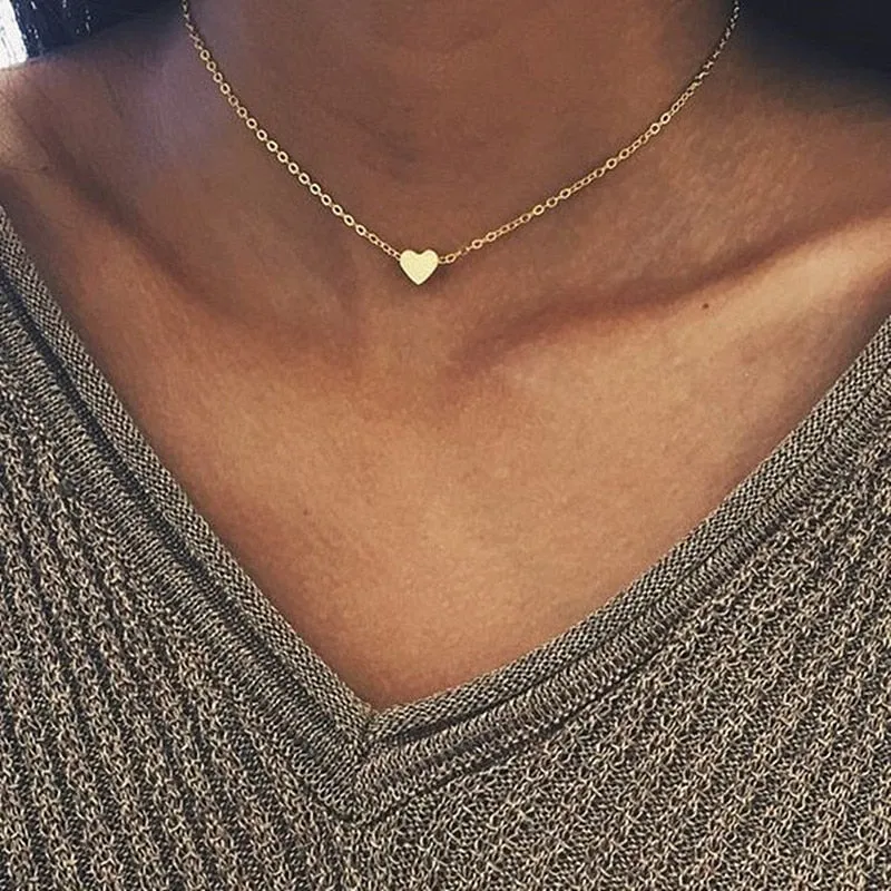 New European Lock Pendants Women Necklaces Exaggerated Gold Color Chain Neckalces Personality Collars for Female colar choker