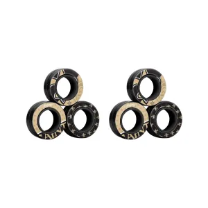New Orleans Saints NFL 6 Pack Magnetic Finger Rings