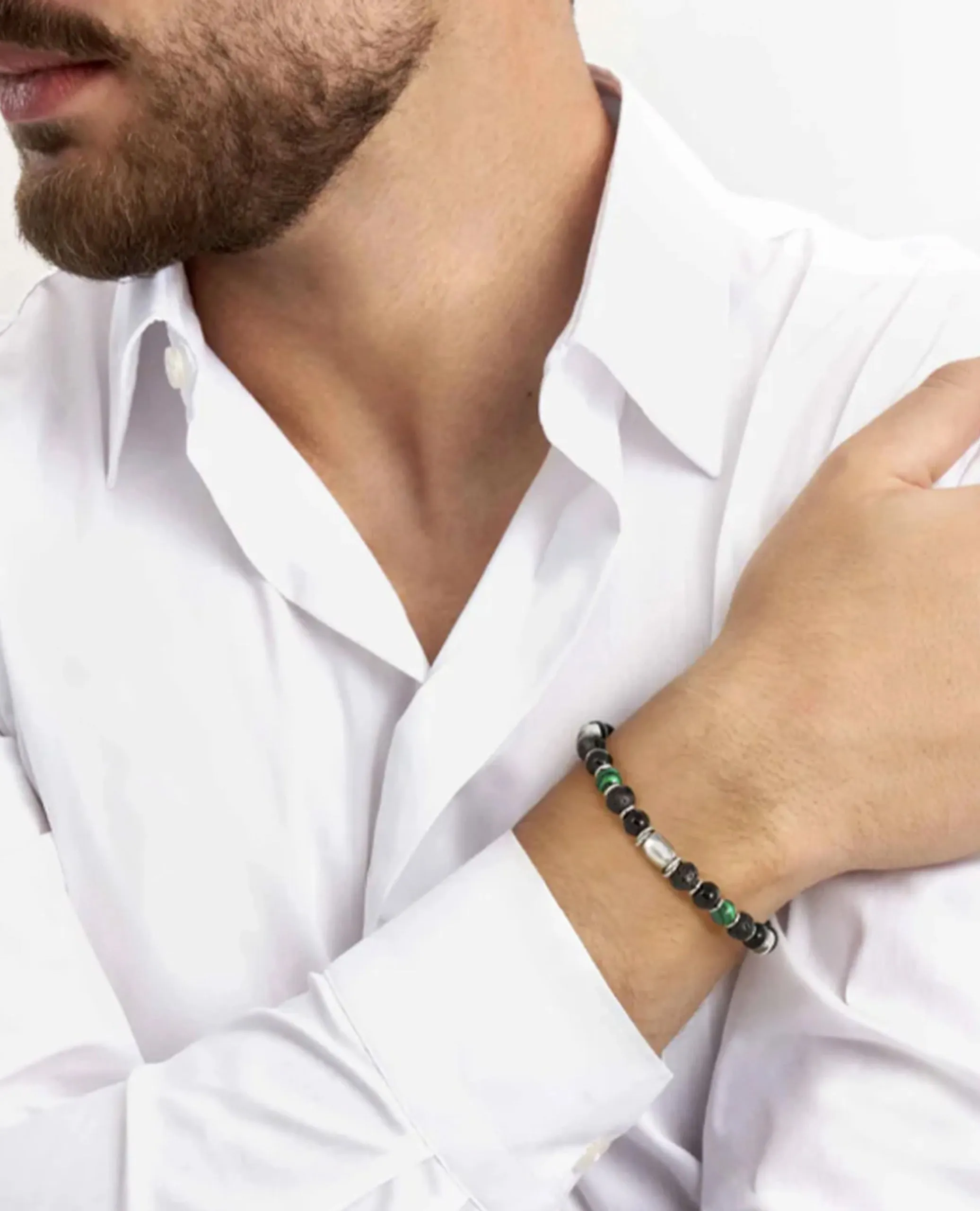 Nomination 027930/087 Instinct Style Stones Bracelet- Rhodocrosite