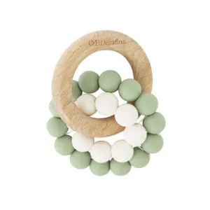 OB Designs Wooden Teething Rings - Sage