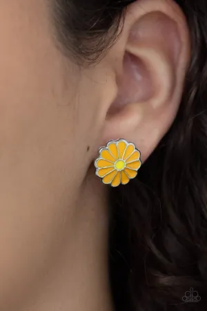 Paparazzi Earring ~ Budding Out - Orange