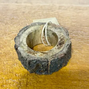 Park Designs Bark Wood Napkin Ring