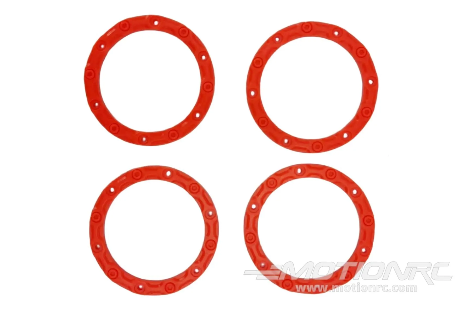 Primus 1/10 Scale Crawler Orange Beadlock Rings (4)