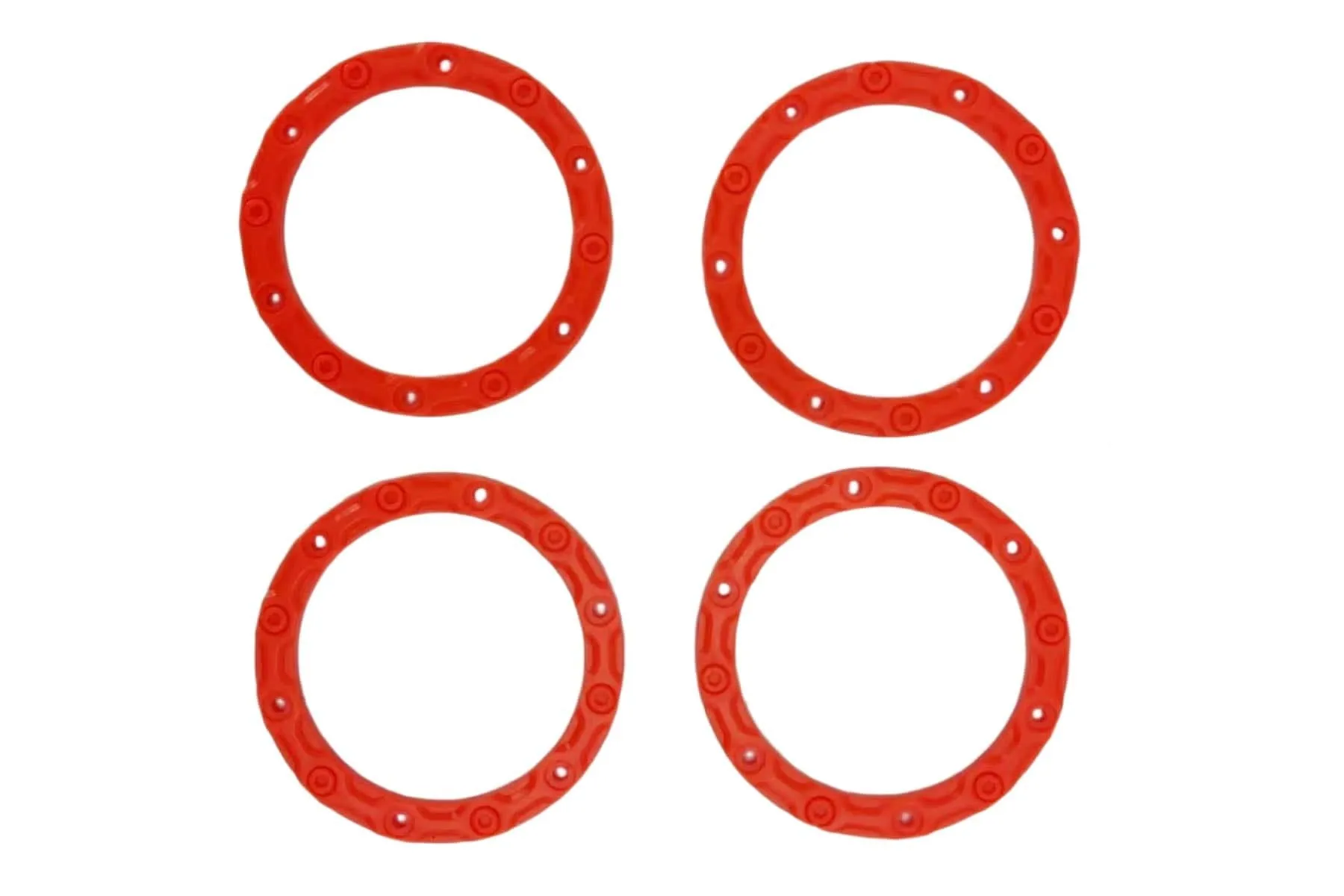 Primus 1/10 Scale Crawler Orange Beadlock Rings (4)