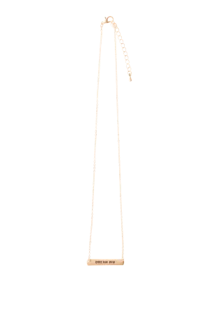"Dream Big" Positive Vibes Necklace