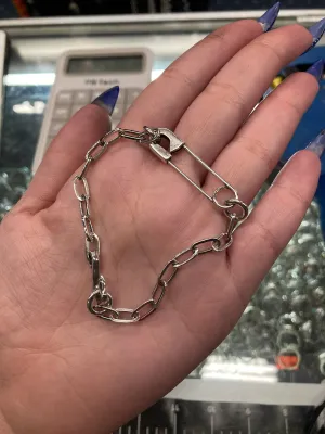 Safety Pin Bracelet