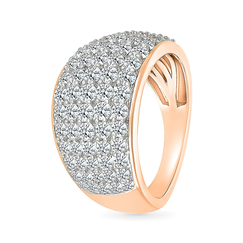 Saisha Gold & Diamond Sparkle Ring
