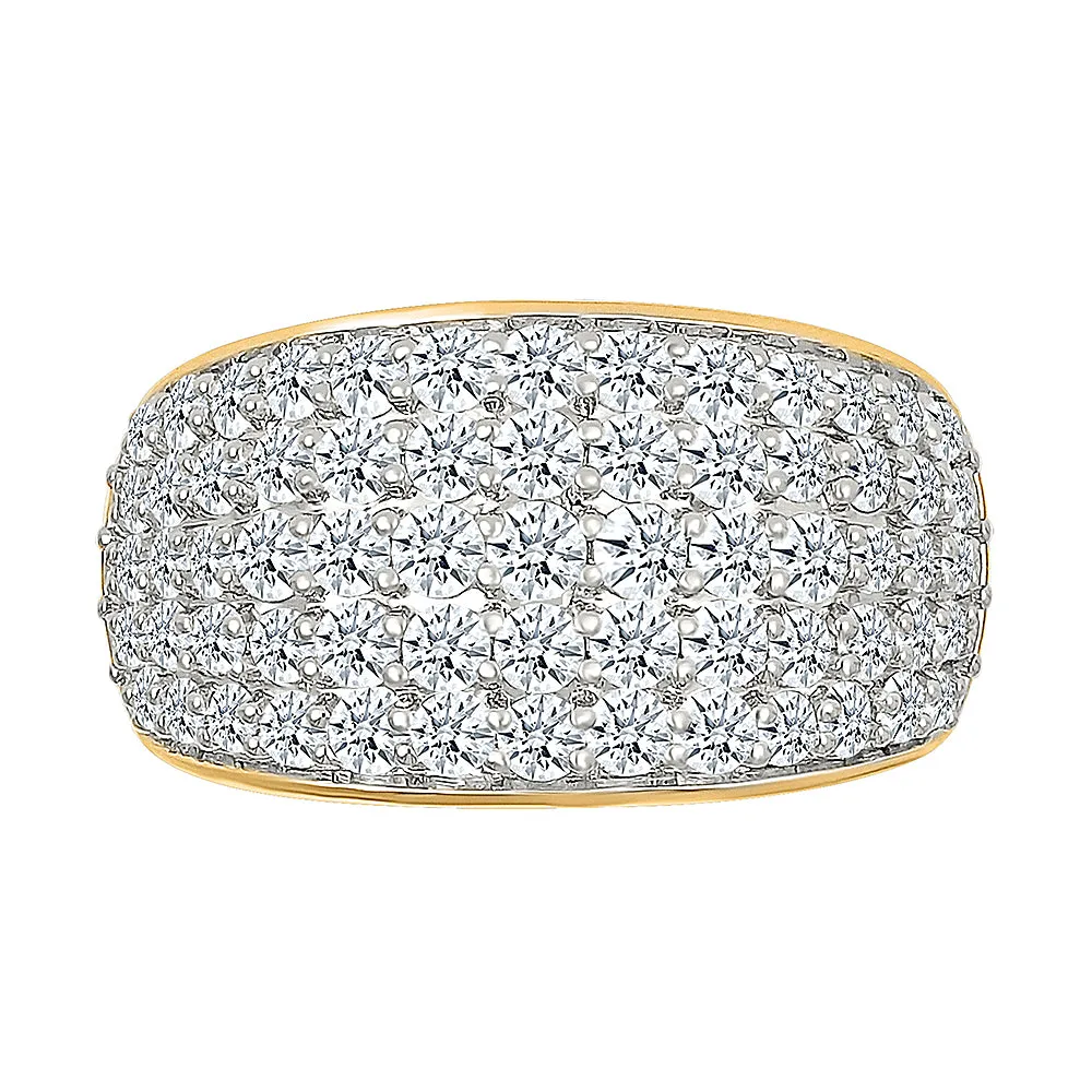 Saisha Gold & Diamond Sparkle Ring