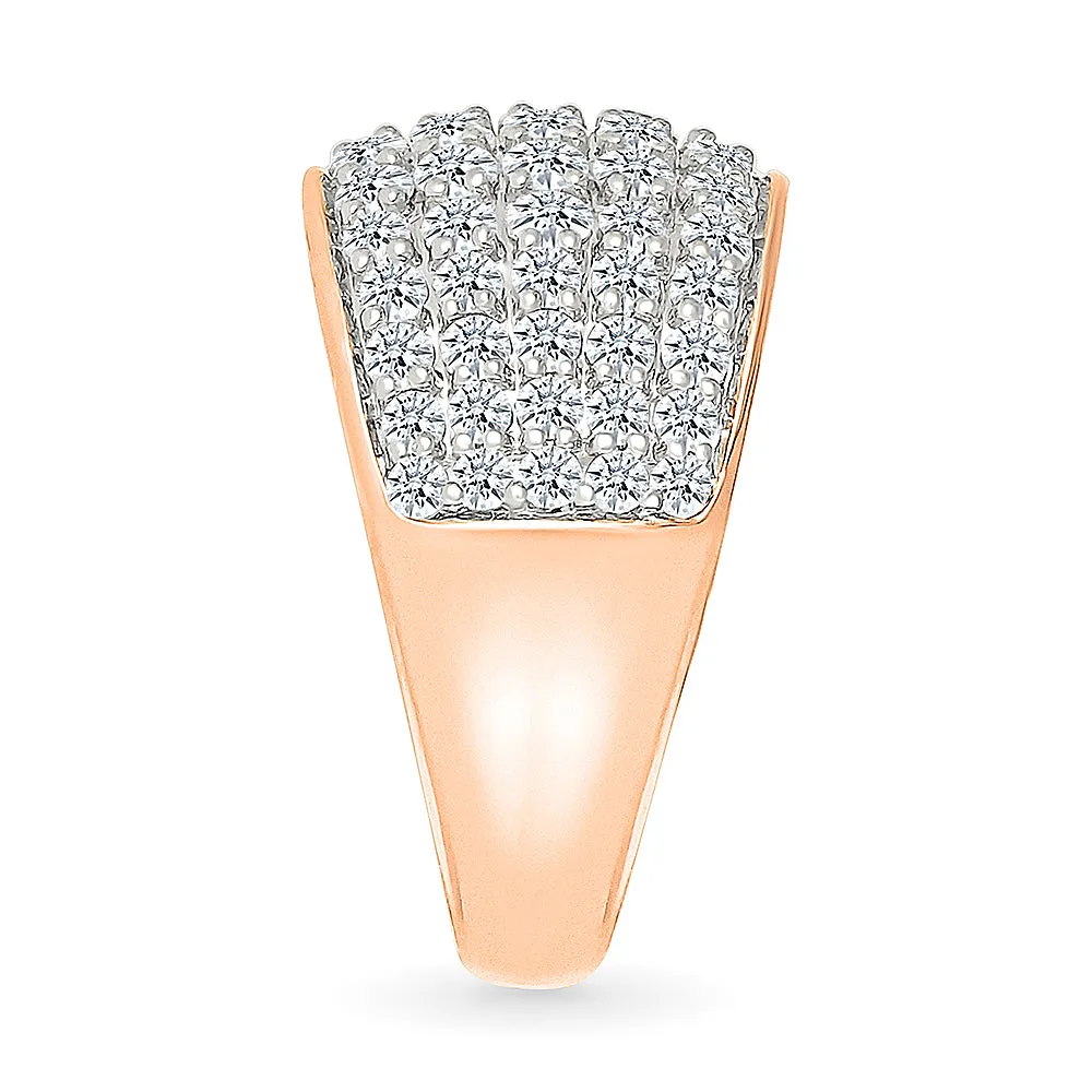 Saisha Gold & Diamond Sparkle Ring