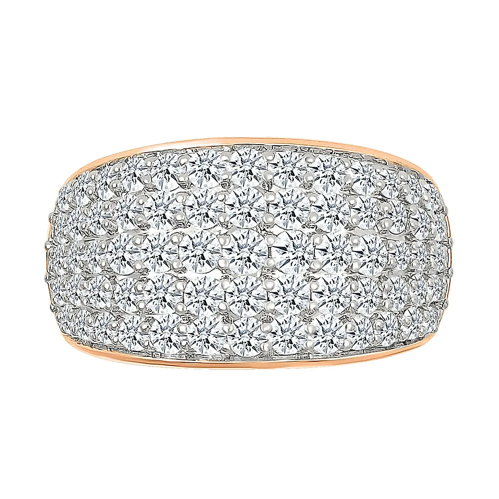Saisha Gold & Diamond Sparkle Ring