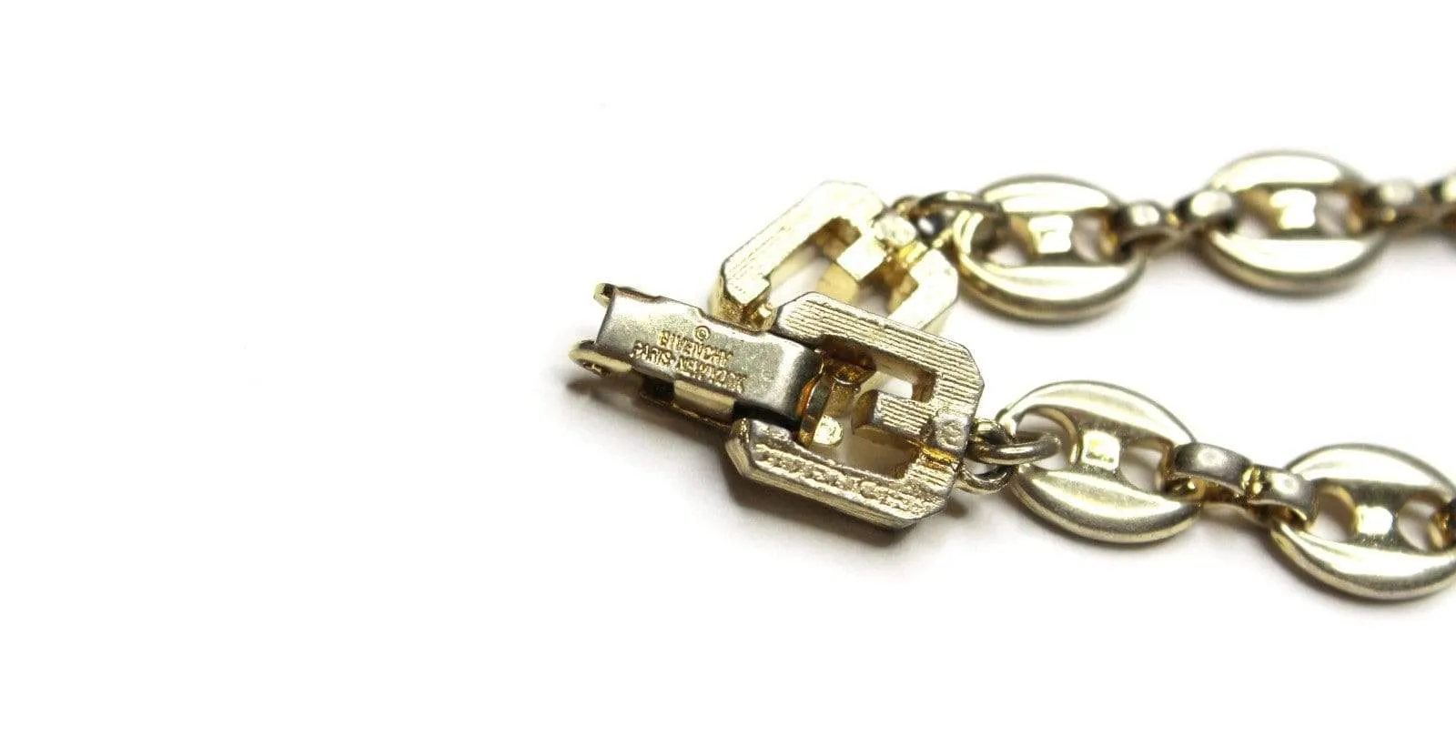 Silver Givenchy Gucci Link Style Bracelet