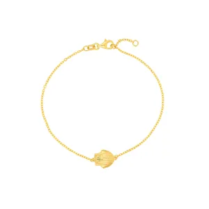 Single Seashell Station Bracelet