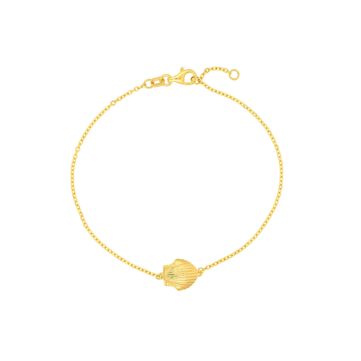 Single Seashell Station Bracelet