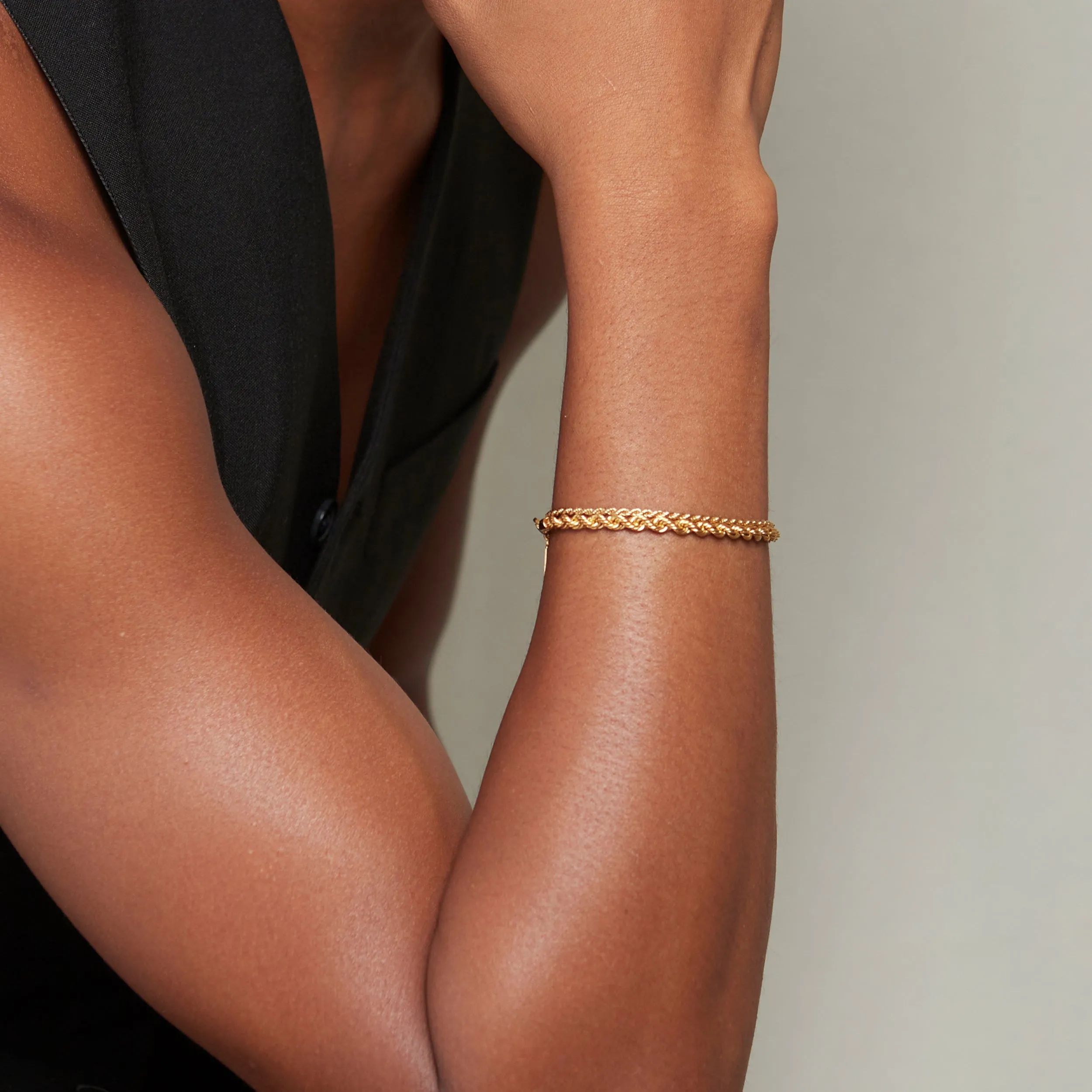Stack Eternal Link Bracelets in Gold for Him