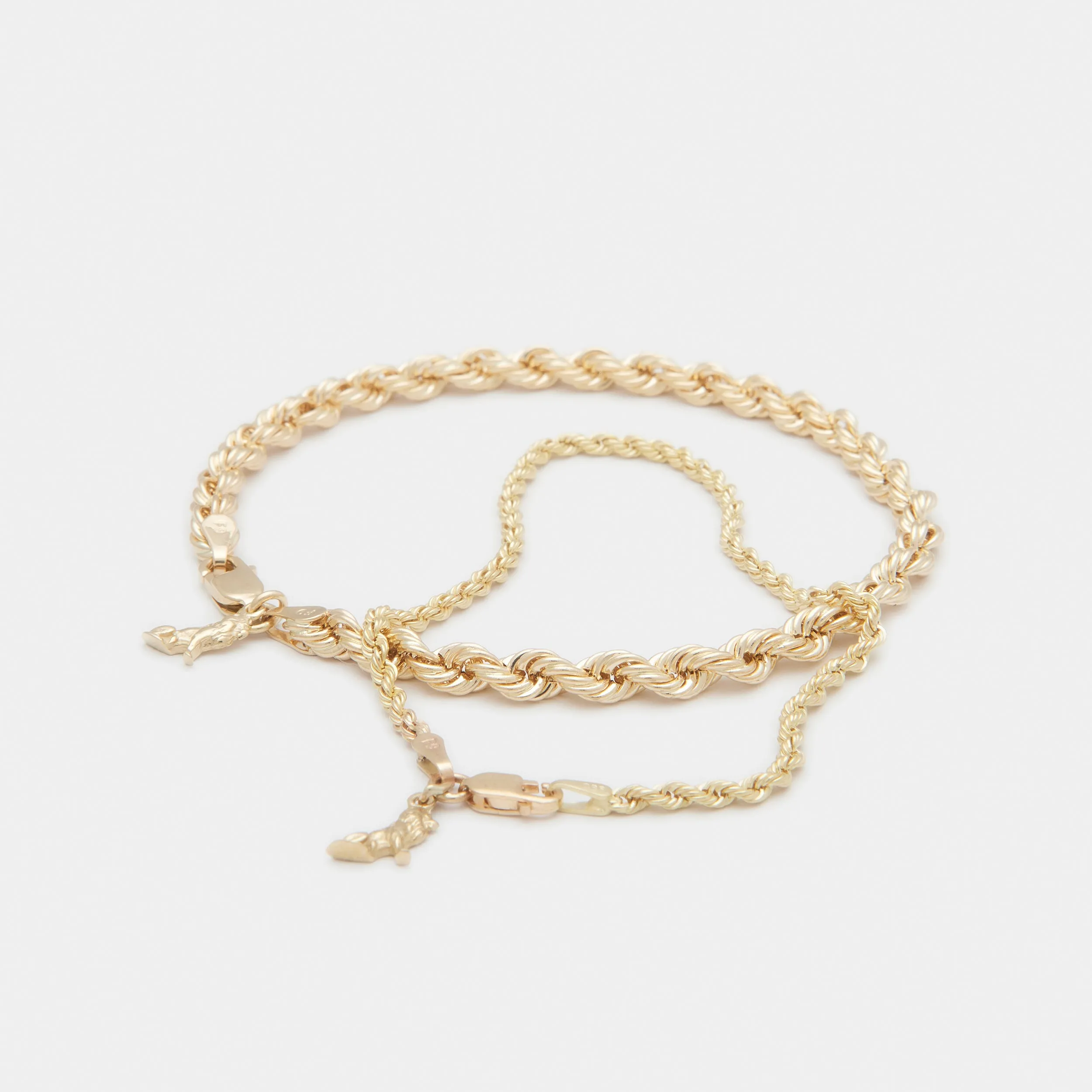 Stack Eternal Link Bracelets in Gold for Him