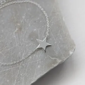Sterling Silver Star Charm Bracelet