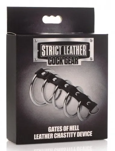 Strict Leather Gates of Hell Leather Chastity Device