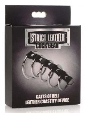 Strict Leather Gates of Hell Leather Chastity Device