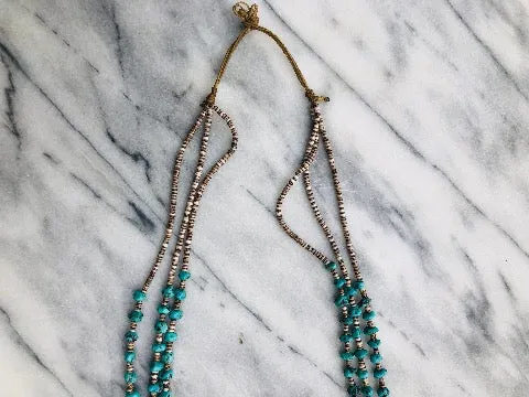 Turquoise Heishi Necklace