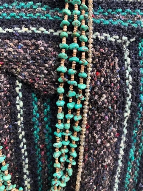 Turquoise Heishi Necklace