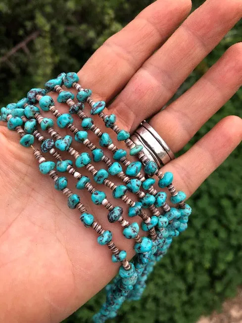Turquoise Heishi Necklace