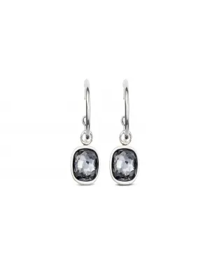 UNOde50 - Silver Shiny Tears Earrings