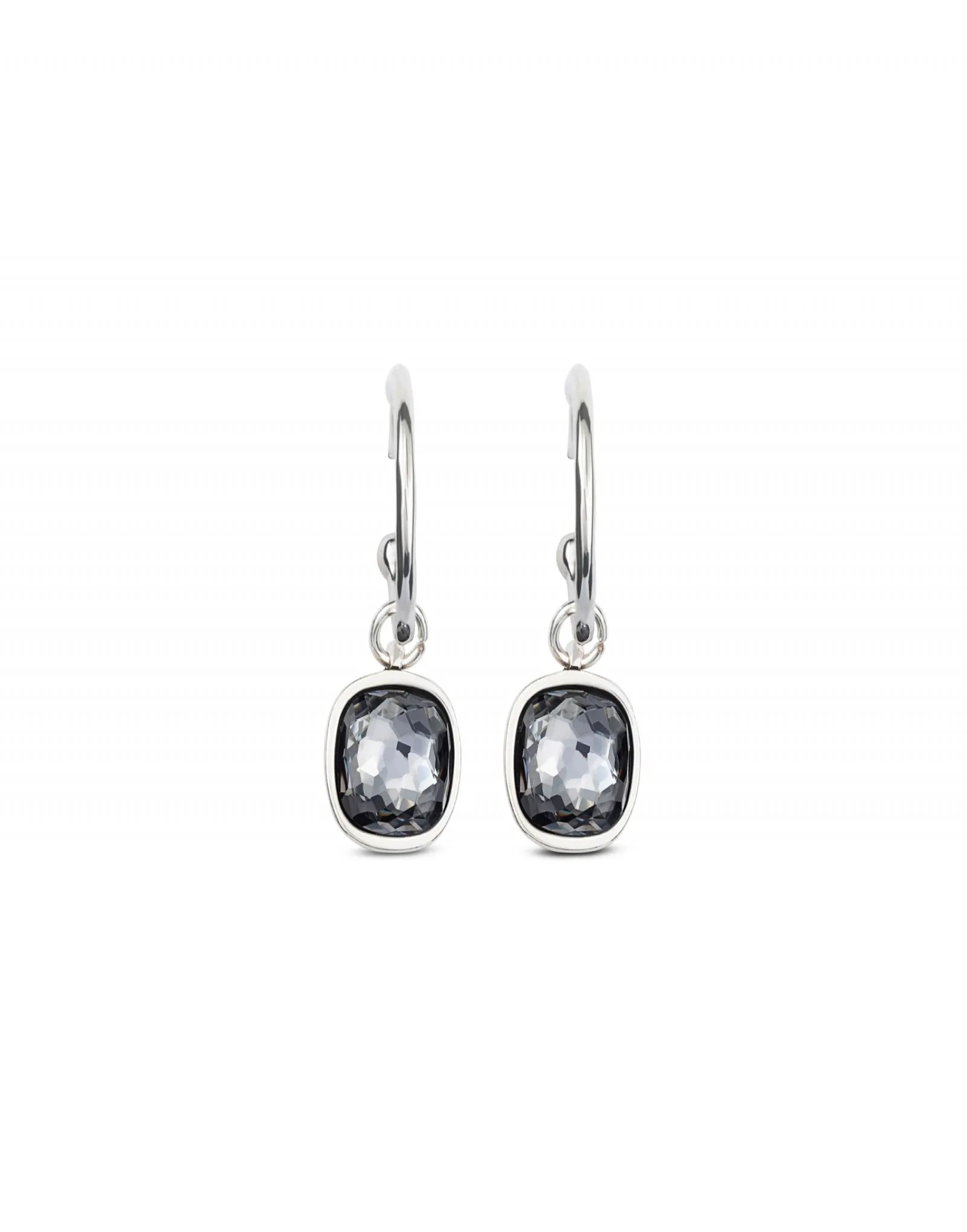 UNOde50 - Silver Shiny Tears Earrings