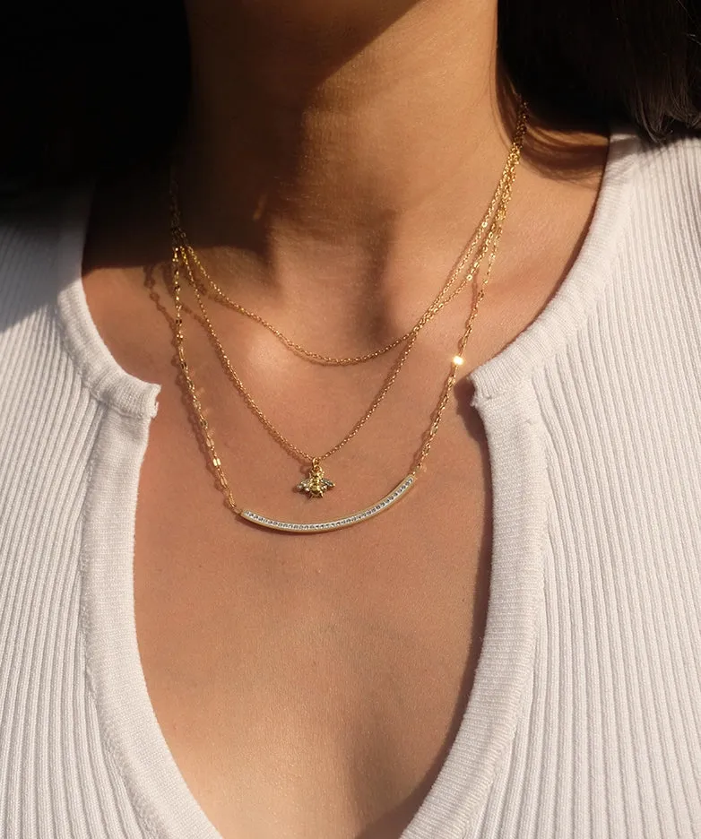 Vibes | Classic Thin Chain Necklace | 18K Gold-Plated