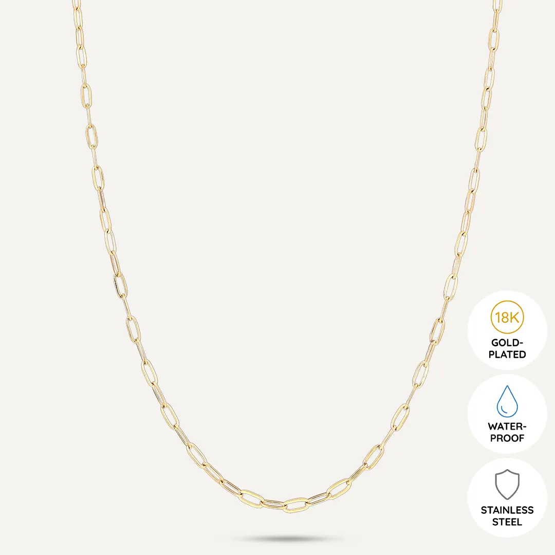 Vibes | Endless Glow Chain Necklace | 18K Gold-Plated