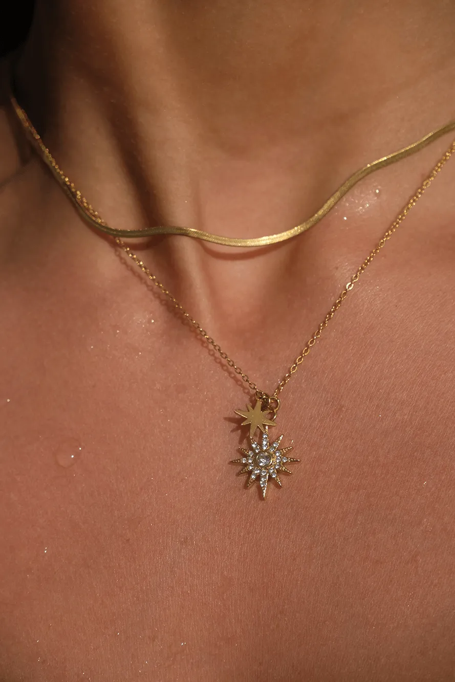 Vibes | Starlit Dream Necklace | 18K Gold-Plated