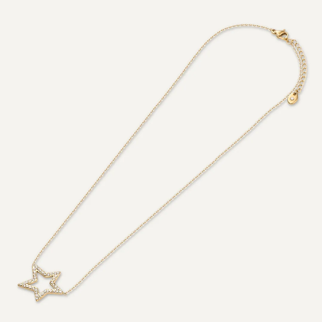 Vibes | Starry Glow Pendant Necklace | 18K Gold-Plated