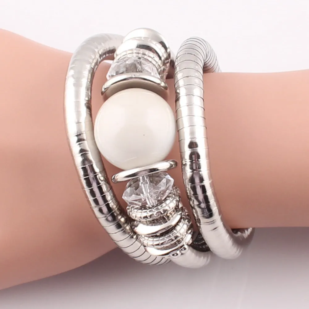Wholesale Bohemian Multi-layer Turquoise Alloy Bracelets