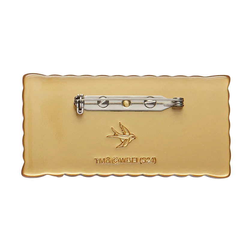 Wonka Collection Golden Ticket Brooch